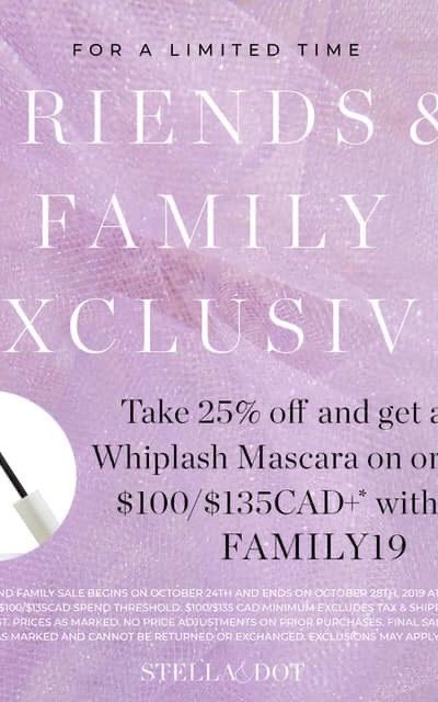 Stella & Dot Family Sale