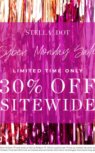 Cyber Monday with Stella & Dot