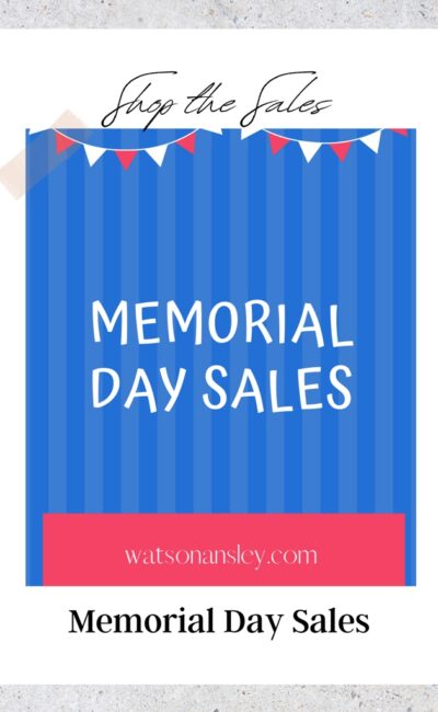 Memorial Day Sale Round Up